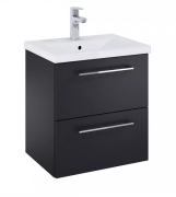 Тумба под раковину Roca Roma Compact 51,5х39,7 см ДСП черный матовый A857951532