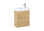 Тумба с раковиной Roca Mini-N 45х24,9 см ДСП светлый дуб A852445464