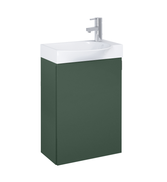 Тумба с раковиной Roca Ravell 45,2х34,1 см ДСП зеленый матовый A852448534