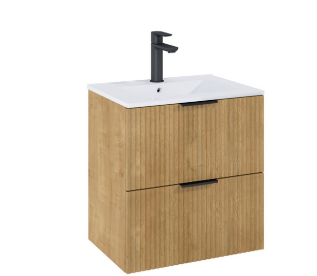 Тумба під раковину Roca Reef 60х45 см МДФ світлий дуб A857954464