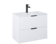 Тумба під раковину Roca Reef 80х45 см МДФ білий матовий A857955529