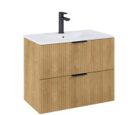 Тумба під раковину Roca Reef 80х45 см МДФ світлий дуб A857955464