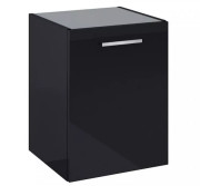 Шкафчик для ванной Roca Kwadro 40х38,4 см ДСП черный глянцевый A857974351
