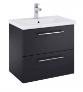 Тумба под раковину Roca Roma Compact 60х38,4 см ДСП черный матовый A857952532