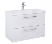 Тумба под раковину Roca Roma Compact 80х38,4 см ДСП белый глянец A857953806