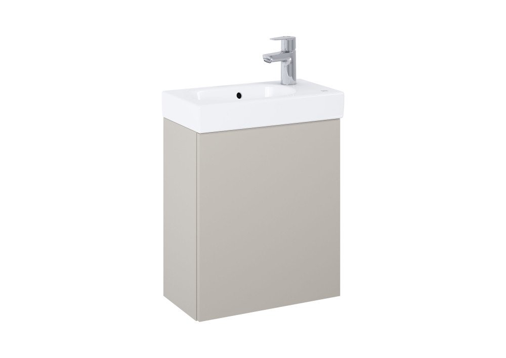 Тумба с раковиной Roca Mini-N 45х24,9 см ДСП дымчатый матовый A852445539