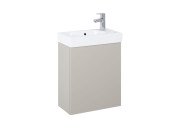 Тумба с раковиной Roca Mini-N 45х24,9 см ДСП дымчатый матовый A852445539