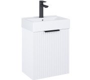 Тумба с раковиной Roca Reef 44,6х30,5 см МДФ белый матовый A852446529