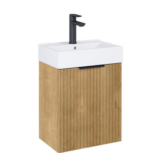 Тумба з раковиною Roca Reef 44,6х30,5 см МДФ світлий дуб A852446464