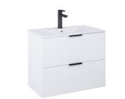 Тумба под раковину Roca Reef 80х45 см МДФ белый матовый A857955529