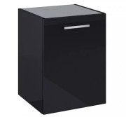 Шкафчик для ванной Roca Kwadro 40х38,4 см ДСП черный глянцевый A857974351