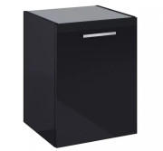 Шкафчик для ванной Roca Kwadro 40х38,4 см ДСП черный глянцевый A857974351