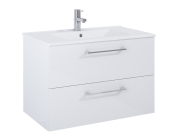 Тумба под раковину Roca Roma 80х45,6 см ДСП белый глянец A857950806