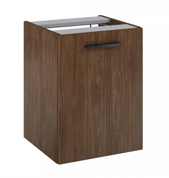 Шафка для ванної Roca Kwadro 40х38,4 см з кошиком ДСП горіх Lincoln A857973540