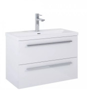 Тумба под раковину Roca Kwadro 80х38,4 см ДСП белый глянцевый A857970806