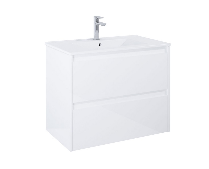 Тумба под раковину Roca Claudia 80х45,6 см МДФ белый матовый A857795529