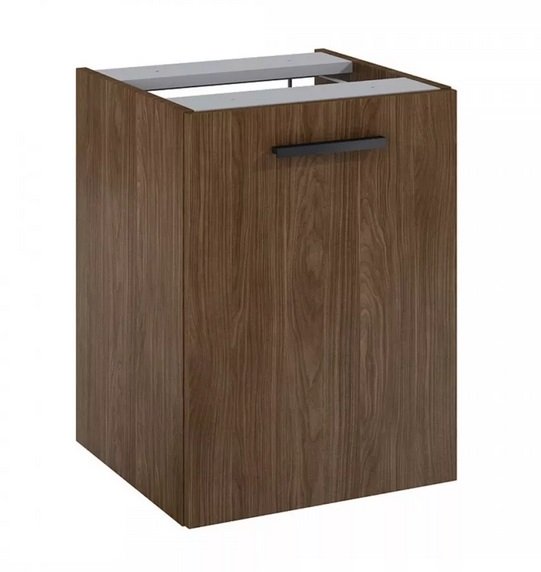 Шафка для ванної Roca Kwadro 40х38,4 см з кошиком ДСП горіх Lincoln A857973540