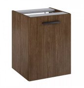 Шафка для ванної Roca Kwadro 40х38,4 см з кошиком ДСП горіх Lincoln A857973540