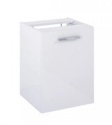 Шкафчик для ванной Roca Kwadro 40х38,4 см с корзиной ДСП белый глянцевый A857973806