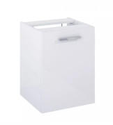 Шкафчик для ванной Roca Kwadro 40х38,4 см с корзиной ДСП белый глянцевый A857973806