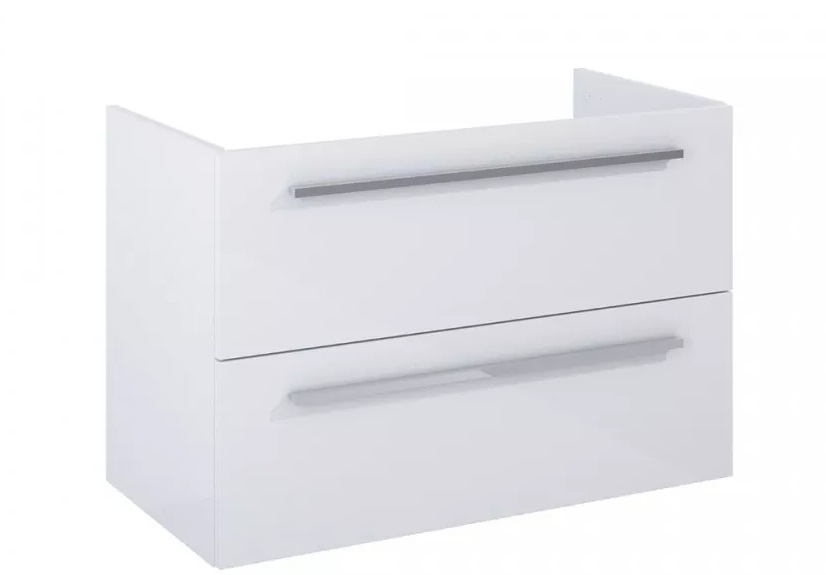 Шафка для ванної Roca Kwadro 80х38,4 см ДСП білий глянцевий A857972806