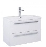 Тумба под раковину Roca Kwadro 80х38,4 см ДСП белый глянцевый A857970806