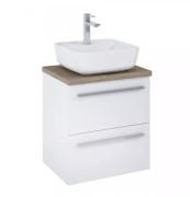 Тумба с раковиной Roca Kwadro 50,6х40 см ДСП белый глянцевый A852450806