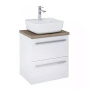 Тумба с раковиной Roca Kwadro 50,6х40 см ДСП белый глянцевый A852450806