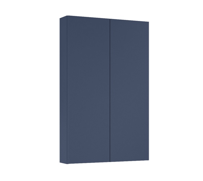 Полупенал для ванной Roca Extra slim подвесной 50х12,6х80 см ДСП синий матовый A857960538
