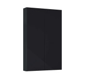Напівпенал для ванної Roca Extra slim підвісний 50х12,6х80 см ДСП чорний глянсовий A857960351