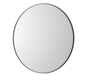 Зеркало в ванную комнату Roca Luna Ø100 см рама металл черный матовый A812419000
