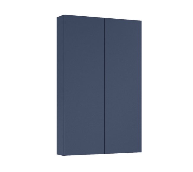 Напівпенал для ванної Roca Extra slim підвісний 50х12,6х80 см ДСП синій матовий A857960538
