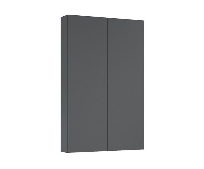 Полупенал для ванной Roca Extra slim подвесной 50х12,6х80 см ДСП антрацит матовый A857960531