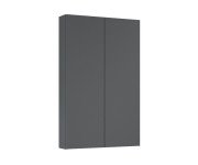 Напівпенал для ванної Roca Extra slim підвісний 50х12,6х80 см ДСП антрацит матовий A857960531