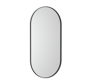 Дзеркало у ванну кімнату Roca Luna 45х90 см з підсвіткою рама метал чорний матовий A812428000