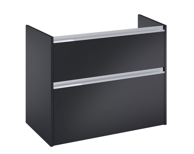 Тумба под раковину Roca Gap Pro 79,1х46 см ДСП черный матовый A857898532