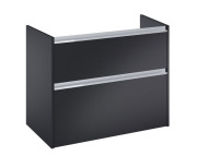 Тумба под раковину Roca Gap Pro 79,1х46 см ДСП черный матовый A857898532