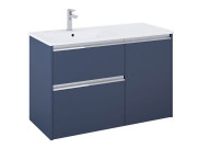 Тумба з раковиною Roca Gap Pro 100,5х46 см лівостороння ДСП синій матовий A852061538