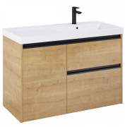 Тумба с раковиной Roca Gap Pro 100х46 см правосторонняя ДСП светлый дуб A852064464