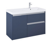 Тумба з раковиною Roca Gap Pro 100х46 см правостороння ДСП синій матовий A852064538