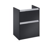 Тумба под раковину Roca Gap Pro 59,1х46 см ДСП черный матовый A857896532