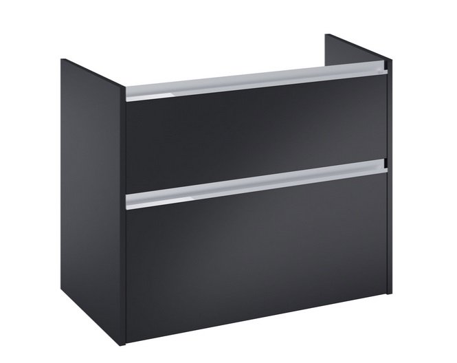 Тумба под раковину Roca Gap Pro 79,1х46 см ДСП черный матовый A857898532