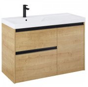 Тумба с раковиной Roca Gap Pro 100х46 см левосторонняя ДСП светлый дуб A852062464