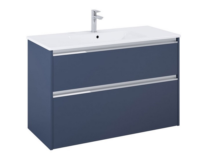 Тумба с раковиной Roca Gap Pro 100,5х46 см ДСП синий матовый A852056538