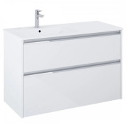 Тумба з раковиною Roca Gap Pro 100,5х46 см лівостороння ДСП білий глянсовий A852057806