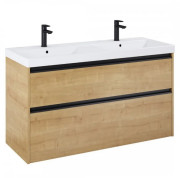Тумба с двойной раковиной Roca Gap Pro 120х46 см ДСП светлый дуб A852065464