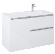 Тумба з раковиною Roca Gap Pro 100,5х46 см правостороння ДСП білий глянсовий A852063806