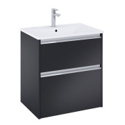 Тумба з раковиною Roca Gap Pro 60,5х46 см ДСП чорний матовий A852048532