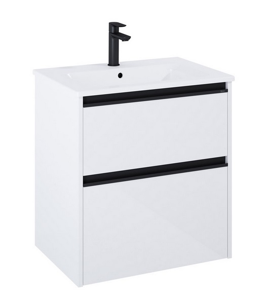 Тумба с раковиной Roca Gap Pro 60,5х46 см ДСП белый глянцевый A852048806