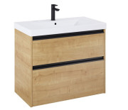 Тумба с раковиной Roca Gap Pro 80х46 см ДСП светлый дуб A852052464